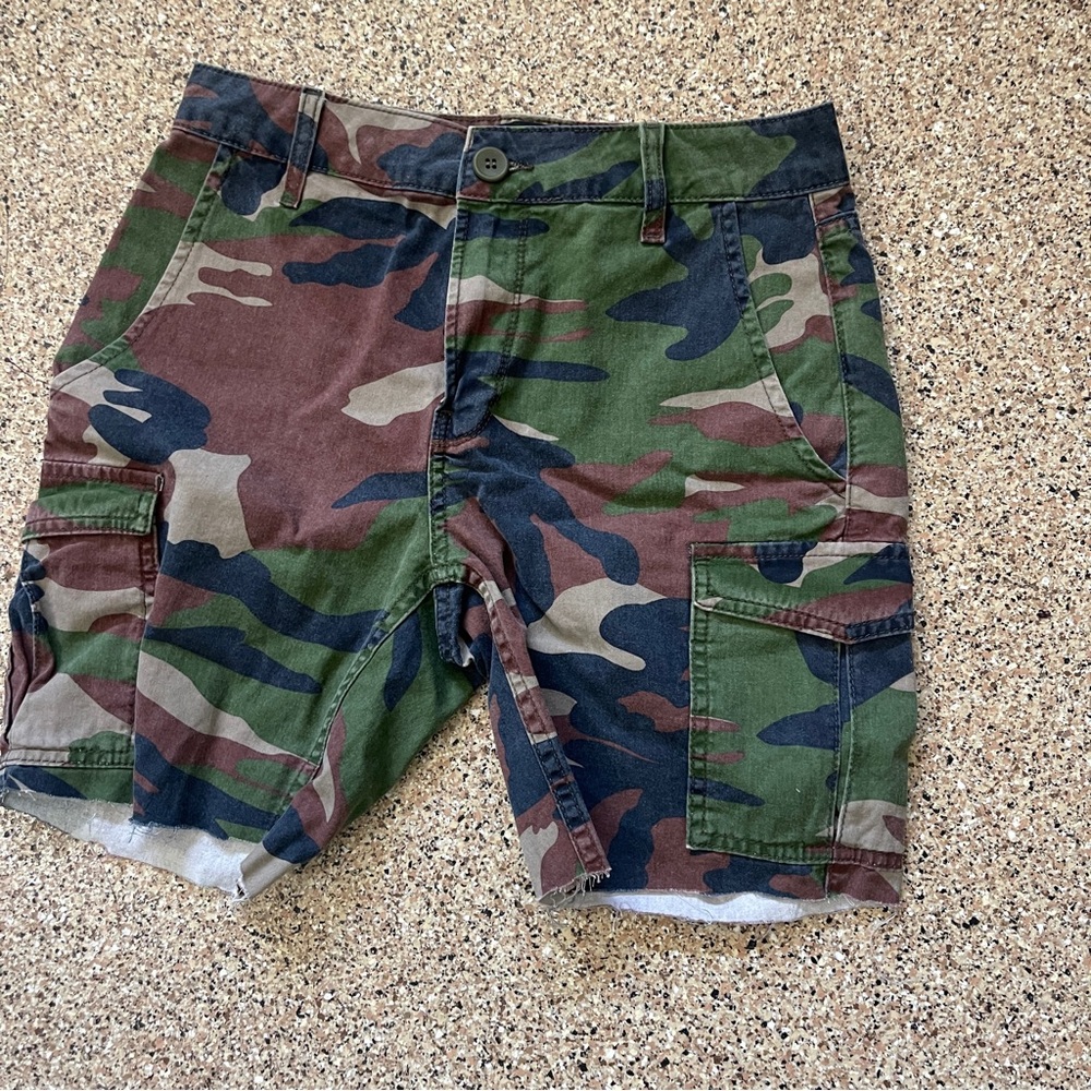 BDG Camo Cargo Shorts